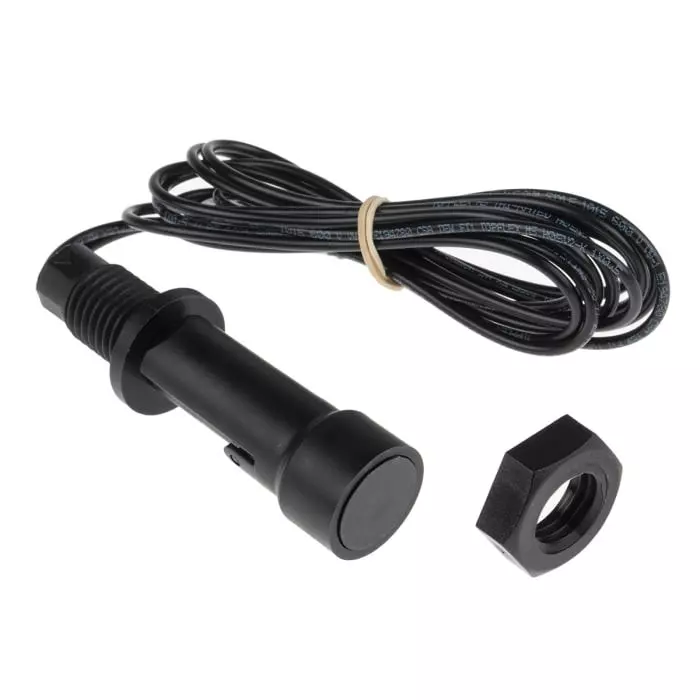 SENSATA / CYNERGY3 LLF40 Series Horizontal Internal Nylon Float Switch 1 m Cable SPNO 240V AC Max 120V DC Max, LLF43Y100RF