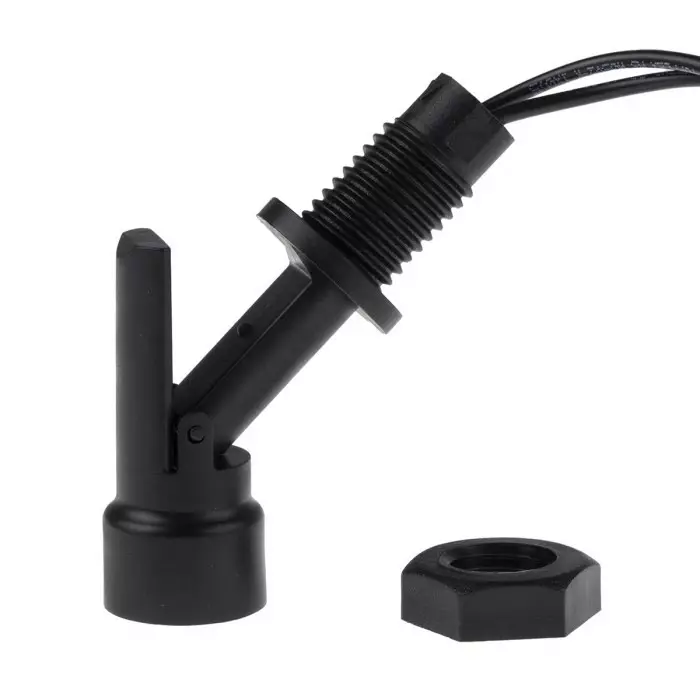 SENSATA / CYNERGY3 LLF40 Series Horizontal Internal Nylon Float Switch 1 m Cable SPNO 240V AC Max 120V DC Max, LLF43Y100RF