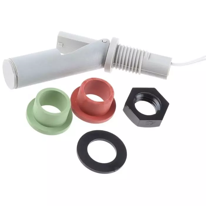 SENSATA / CYNERGY3 RSF70 Series Horizontal External Polyphenylene Sulfide Float Switch 500m m Cable NO/NC 300V, RSF76H050TV