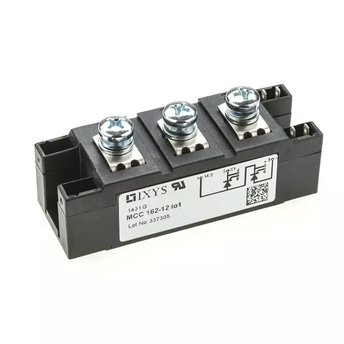 IXYS SEMICONDUCTOR Dual Thyristor Module 1200 V 190A 150 mA, MCC162-12IO1 (Pack of 6 Pcs)