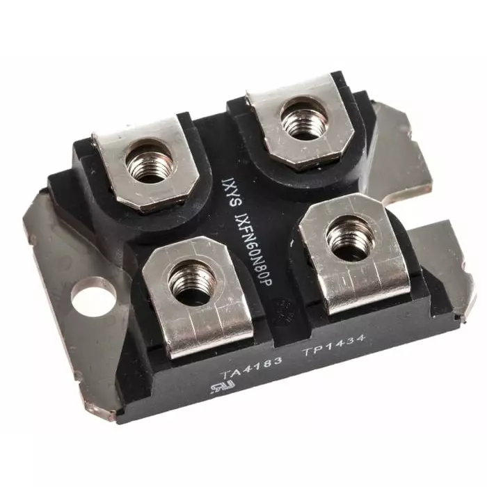 IXYS SEMICONDUCTOR HiperFET Polar N-Channel MOSFET 53 A 800 V 4-Pin, IXFN60N80P