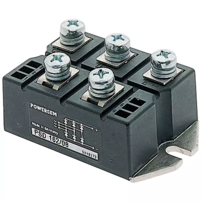 IXYS SEMICONDUCTOR Bridge Rectifier Module 175 A 1200 V 3-Ph Ase 5-Pin, VUO160-12NO7