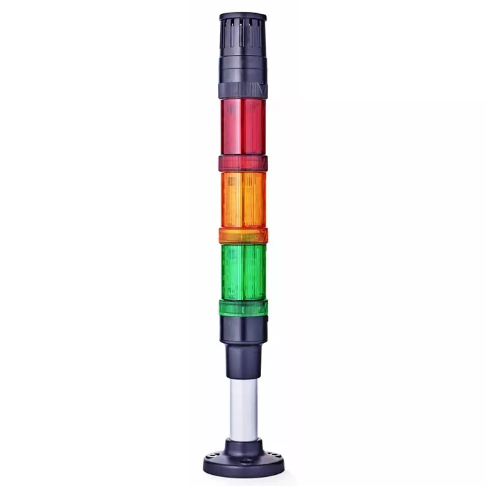 AUER Signal ECOmodul40 Series Red/Green/Amber Buzzer Signal Tower 3 Lights 24 V AC/DC Base Mount, ECO40-Q31