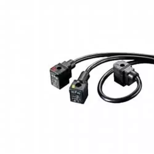 Brad from Molex Right Angle Female DIN 43650 Form A to Male Unterminated Sensor Actuator Cable 1m, 1210500554