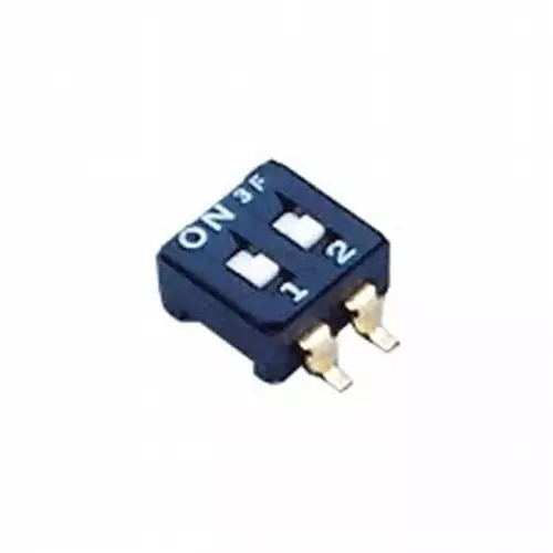 NIDEC COPAL ELECTRONICS GMBH Through Hole Mount Slide Switch DPST On-Off 100 mA Slide, CFS-0201TB
