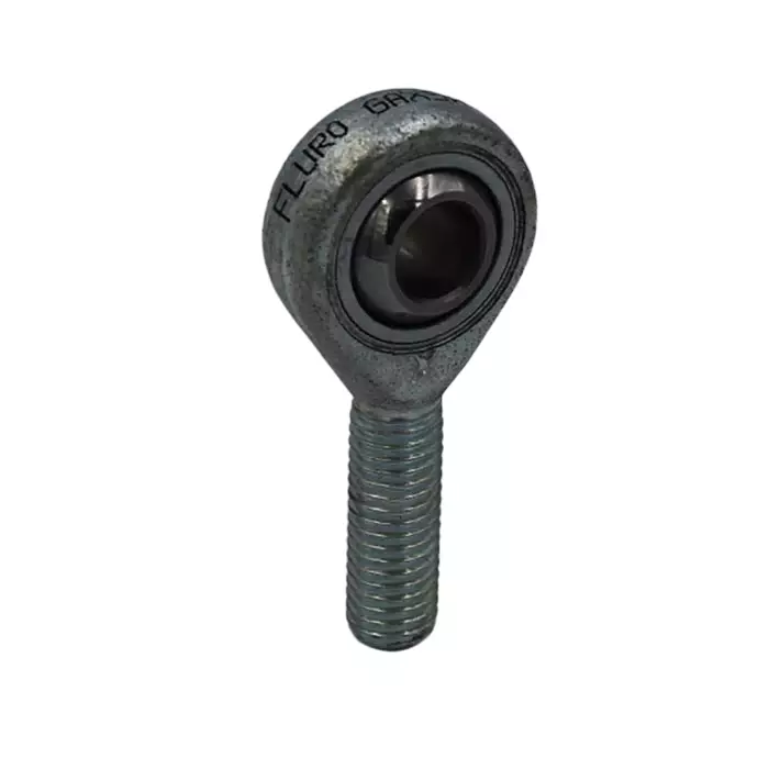 Fluro Galvanized Steel Rod End 6 mm Bore 46 mm Long Metric Thread Standard Male Connection Gender, GALXSW6