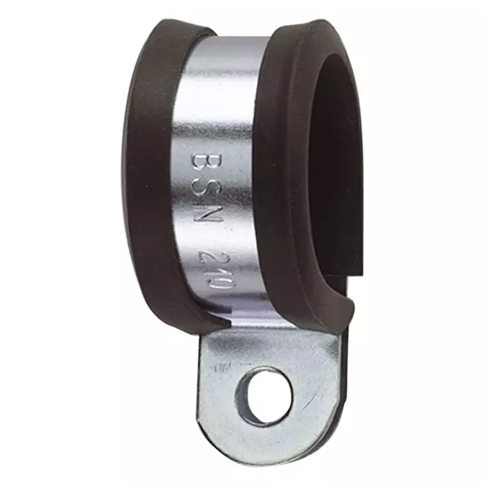 Flexicon P Clip Cable Clip 17mm Nominal Size Bright Zinc Plated PVC, FCC16 (Pack of 10 Pcs)