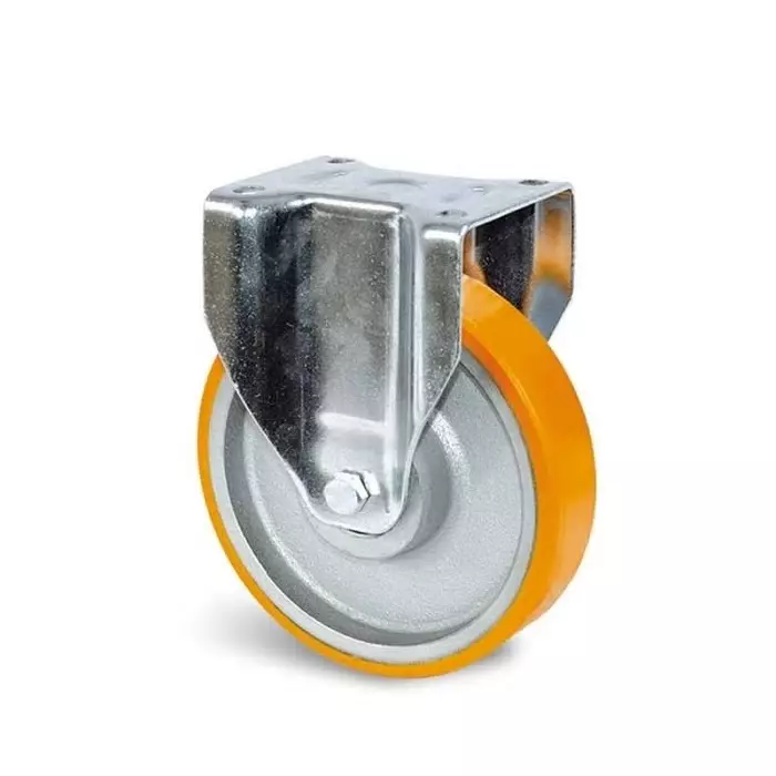 Guitel Hervieu Fixed Castor Wheel 800 Kg Capacity 250 mm Wheel, UF5RA250-23BM