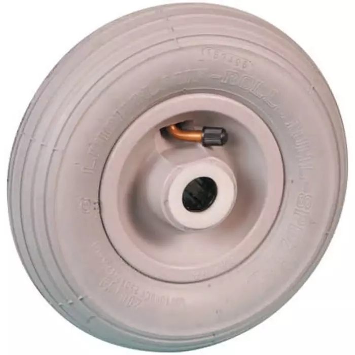 Guitel Hervieu Black Grey Polyurethane Low Starting Resistance Non-Marking Trolley Wheel 70 Kg, 3590150
