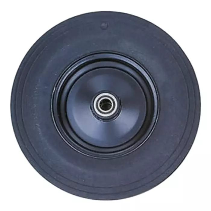 Guitel Hervieu Black Rubber Trolley Wheel 500 Kg, BWB405RIB