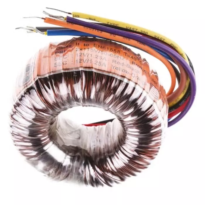 Nuvotem Talema Toroidal Transformer 115 V AC 230 V AC 2 x 12V AC 30VA 2 Output, 91942-P2S2