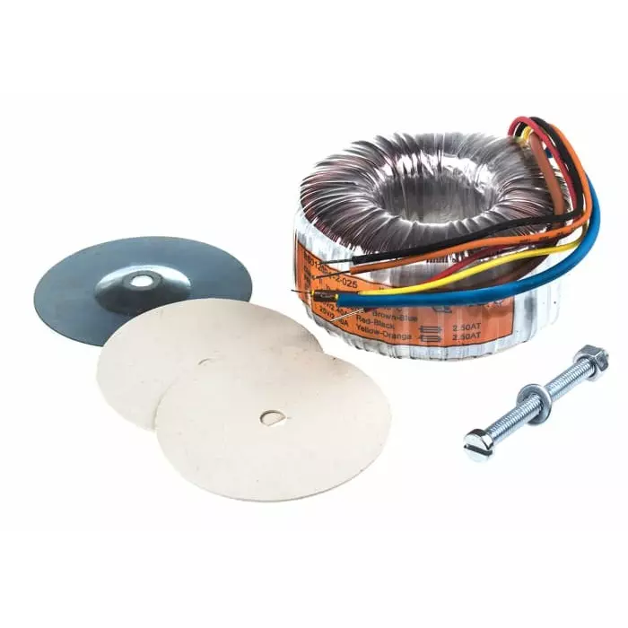 Nuvotem Talema Toroidal Transformer 230V AC 2 x 25V AC 120VA 2 Output, 0120P1-2-025