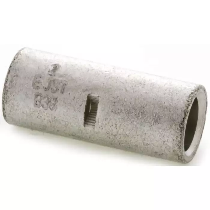 JST (JAPAN SOLDERLESS TERMINALS) Butt Splice Connector Uninsulated 2 AWG 26.66 - 42.42 mm², C-38 (Pack of 10 Pcs)