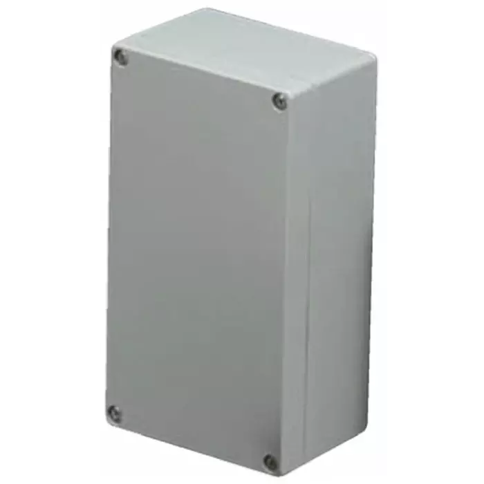 Takachi Electric Industrial BDN Series Grey Die Cast Aluminium Enclosure IP67 Grey Lid 90x90x60 mm, BDN9-9-6G
