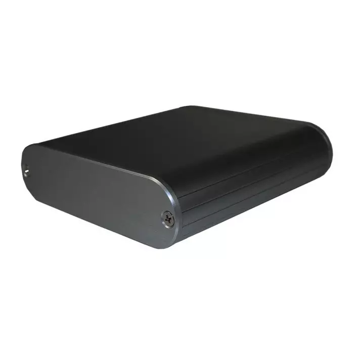 Takachi Electric Industrial MXA Series Black Aluminium Handheld Enclosure  112x110x30 mm, MXA3-11-11BBP