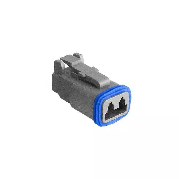 BULGIN LIMITED Connector Housing Plug 2 Way Crimp Termination, PX0108S02GY (Pack of 1000 Pcs)