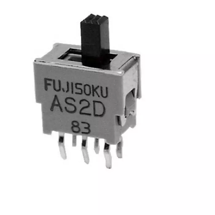 NIDEC COPAL ELECTRONICS GMBH PCB Slide Switch SPDT On-Off -On 0.4 VA Slide, AS1E-2M-10-Z