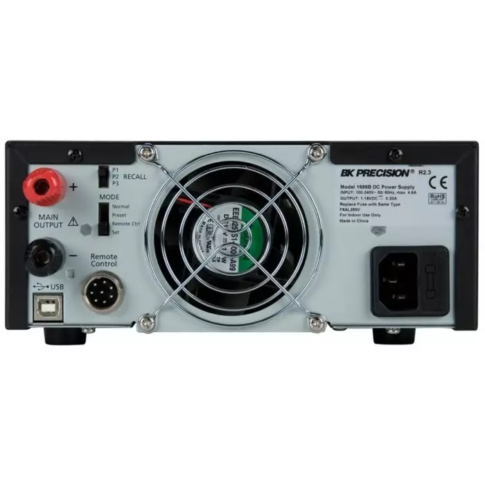 BK Precision 1688B Series Digital Bench Power Supply 18 V 20 A 1-Output 360 W, BK1688B