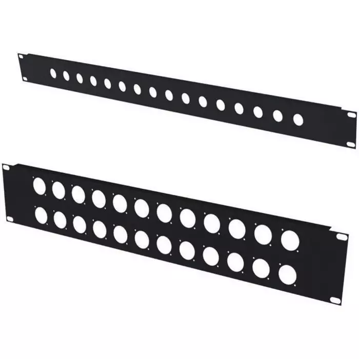 S2Ceb-Groupe Cae Black Steel Rack Panel 2U 483 x 88mm, PAN21932T