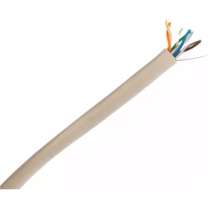 CAE Multimedia Connect Ethernet Cable 100m Cat5e Grey F/UTP Shielded Unterminated PVC Sheath, SGBP410
