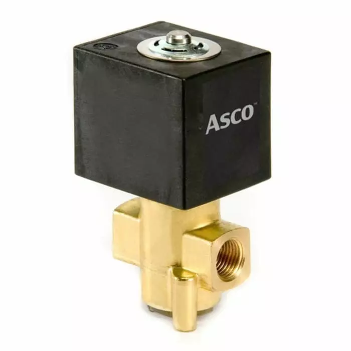 EMERSON - ASCO Solenoid Valve 2 Ports G1/4 Connection Size, L256V12-ZA10A G1/4x3,2 V24/DC