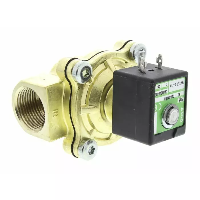 EMERSON - ASCO Solenoid Valve 2 Ports 1  inch BSP Connection Size, SCG238A050-230V 50HZ