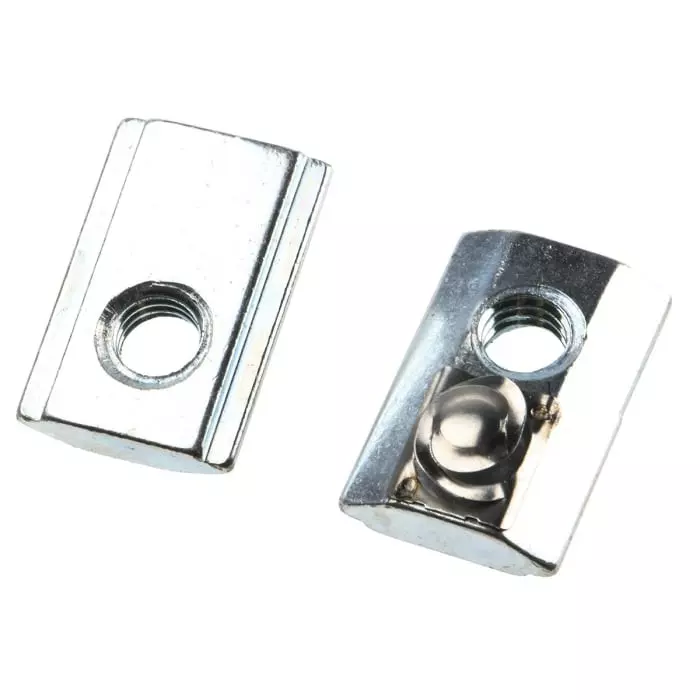 Rose+Krieger M6 Slot Stone Connecting Component Strut Profile 40 mm, 4016212 (Pack of 10 Pcs)