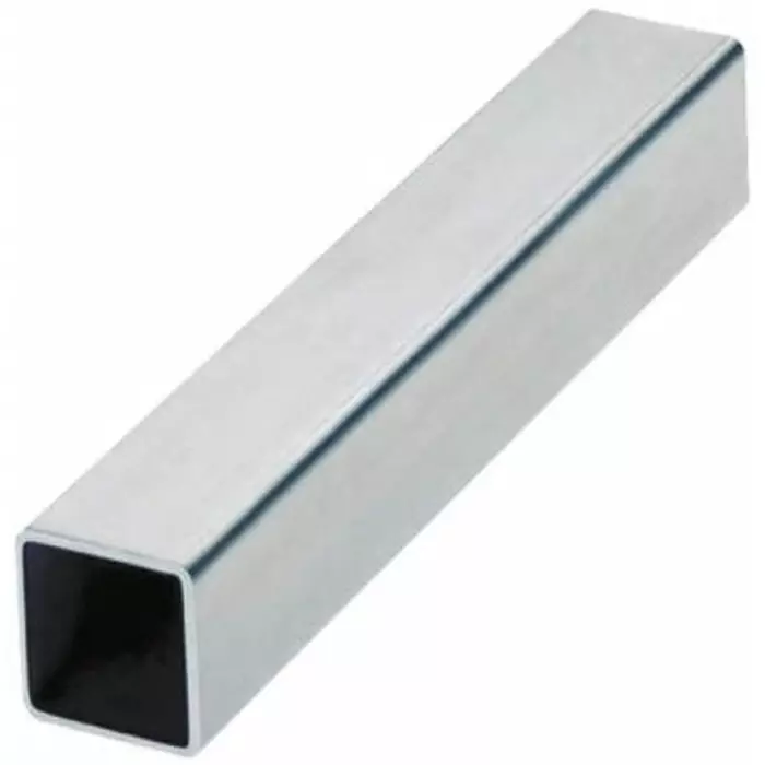 Rose+Krieger Square Galvanised Steel Metal Tube 2m L 20mm W 20mm H, 81201012000