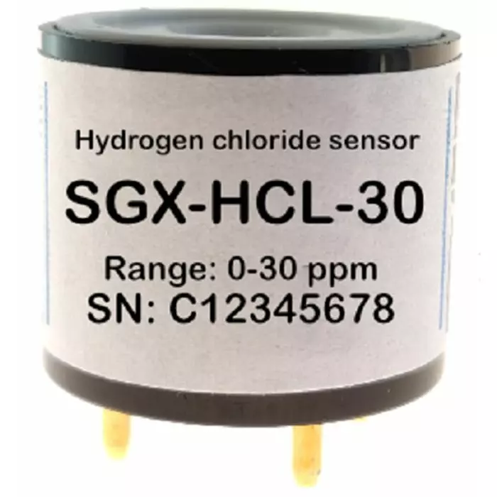 SGX Sensors Hydrogen Chloride & Nitric Acid Gas Sensor IC 40s Response Time, SGX-HCL-30