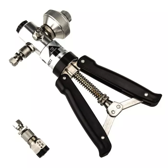 Druck Hand Pressure Pump Nickel Plated Brass 40 Bar, PV211-P