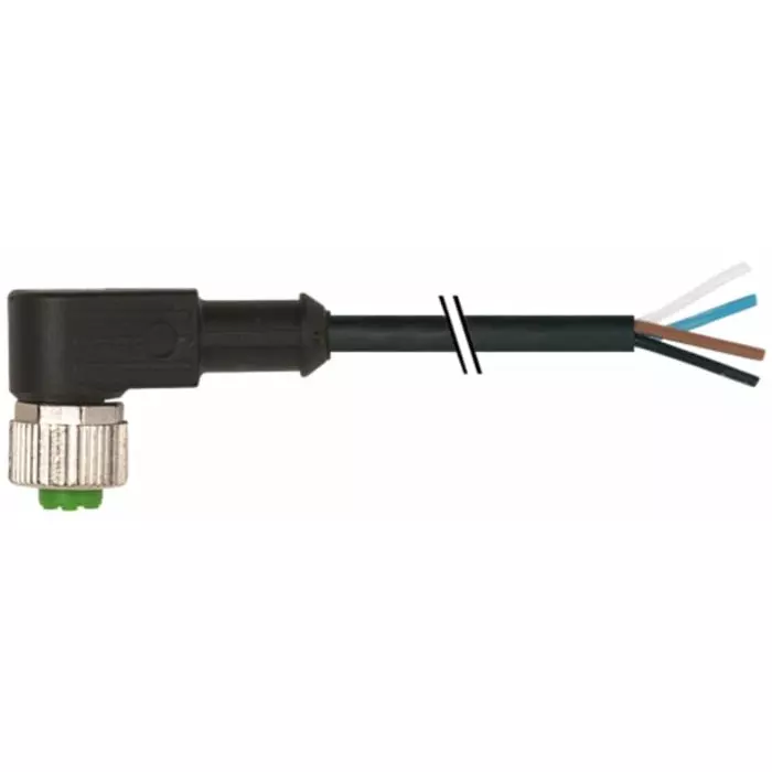 Murrelektronik Limited Connector Cable 10 m Right Angle Female 4 Way M12, 7000-12341-6141000