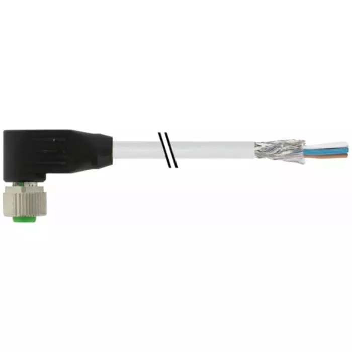 Murrelektronik Limited Sensor Actuator Cable 10 m Right Angle Female 4 Way M12, 7000-13261-3311000