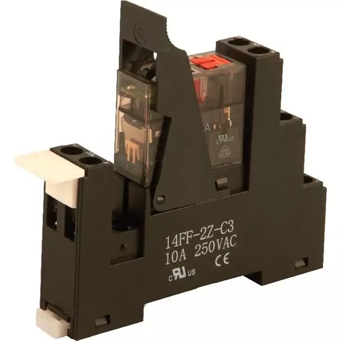 Hongfa Europe GMBH RMTFL Series Interface Relay DIN Rail Mount 230V ac Coil SPDT 1-Pole 16A Load, 1RMTFL-240A-3