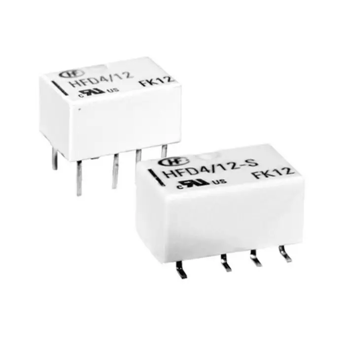Hongfa Europe GMBH HFD4 Series Signal Relay PCB Mount 1 Pole 24V DC 2A Switching Current, HFD4/024 (Pack of 2 Pcs)