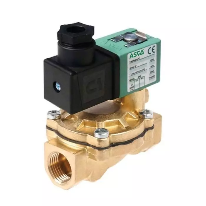 EMERSON - ASCO Solenoid Valve 2 Ports G1/2 Connection Size, SCE238D002.AC/DC