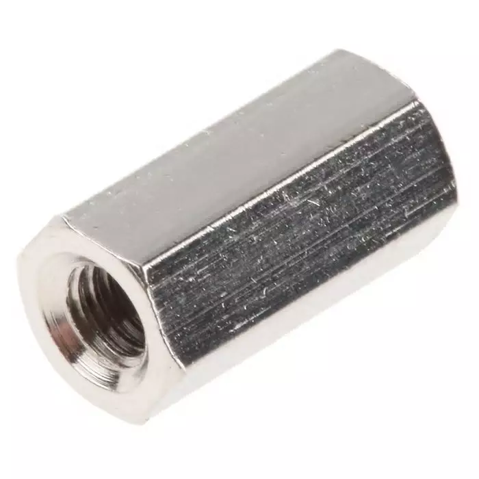 ESSENTRA COMPONENTS Threaded Standoff M3 Thread 10 mm Body Brass Female/Female, HTSB-M3-10-5-1