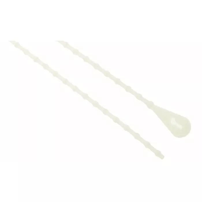 ESSENTRA COMPONENTS Cable Tie Releasable 273.1x2.4 mm Natural Nylon, BT-10-01-NT
