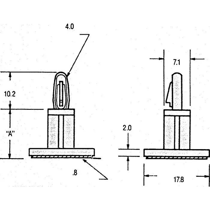lcbsb-12-01a-rt-essentra-lcbsb-12-01a-rt-191mm-high-nylon-pcb-support-for-4mm-pcb-hole-178-x-178mm-base-102-6104-rs