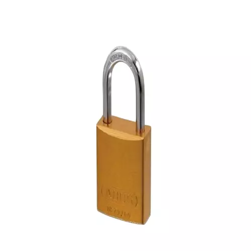 ABUS Key Weatherproof Aluminium Padlock Keyed Alike 6 mm Shackle 38.5 mm Body, 45244