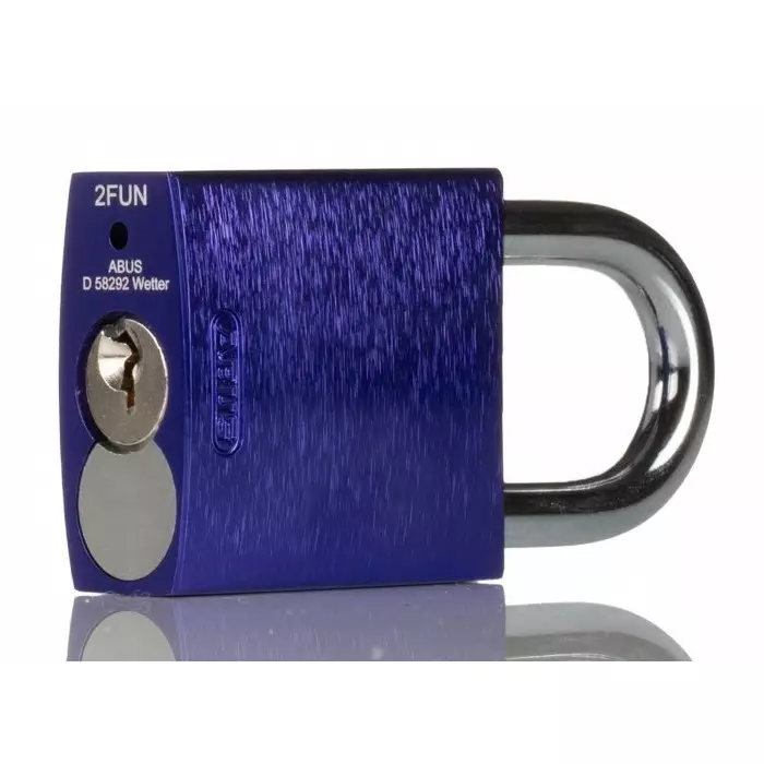 ABUS Key Weatherproof Aluminium Padlock Keyed Alike 6 mm Shackle 38.5 mm Body, 4003318451447