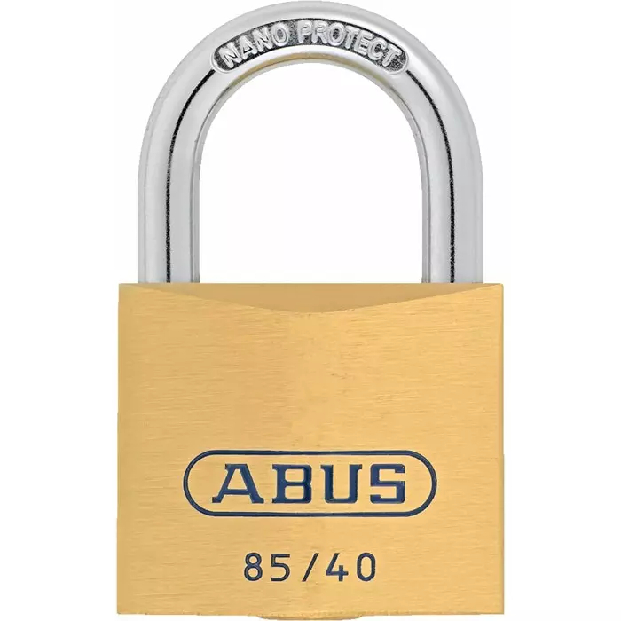 ABUS Padlock Brass Padlock 6.35 mm Shackle 1625.6 mm Body, 85/40 MK 0402