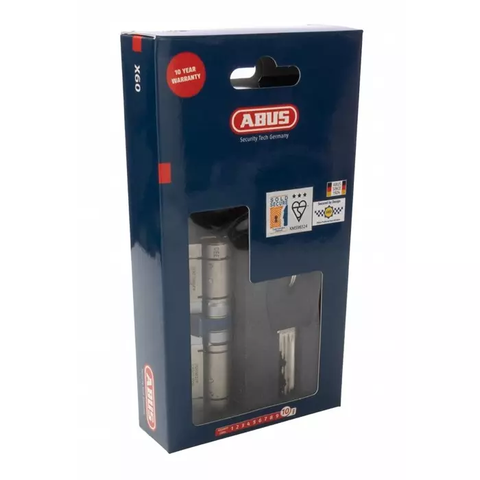 ABUS Euro Cylinder Lock Brass 40/40 mm (80 mm), 91342