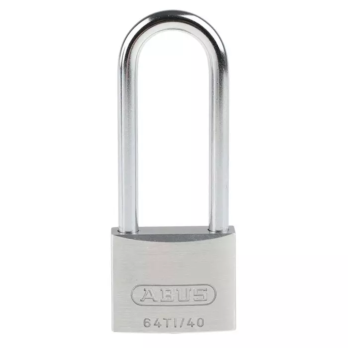ABUS 64TI Key Weatherproof Titanium Weatherproof Padlock 6.5 mm Shackle 40 mm Body, 64TI/40HB63