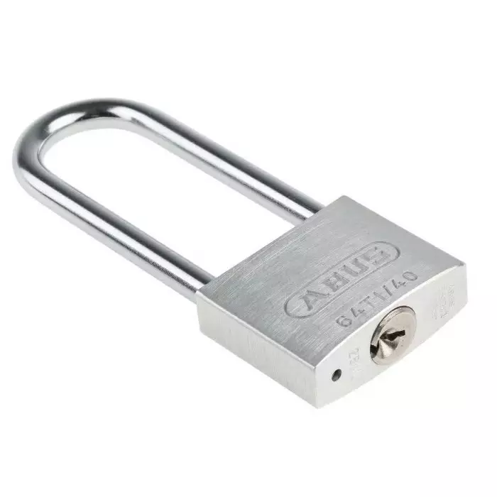 ABUS 64TI Key Weatherproof Titanium Weatherproof Padlock 6.5 mm Shackle 40 mm Body, 64TI/40HB63
