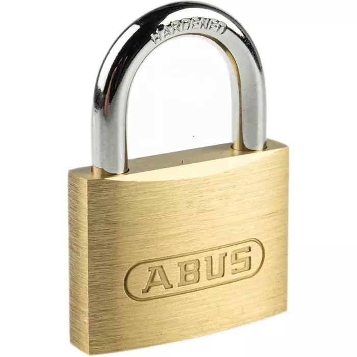 ABUS Key Weatherproof Brass Padlock 7 mm Shackle 48 mm Body, 49970
