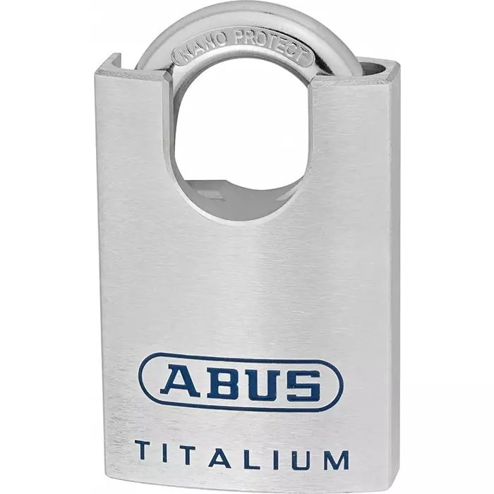 ABUS Key Weatherproof Titanium Safety Padlock 9.5 mm Shackle 50 mm Body, 70266
