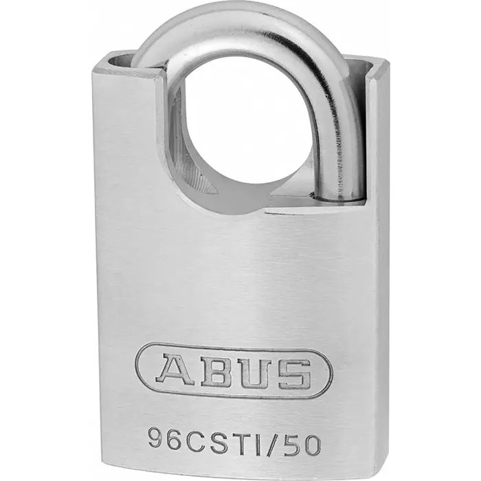 ABUS Key Weatherproof Titanium Safety Padlock 9.5 mm Shackle 50 mm Body, 70266