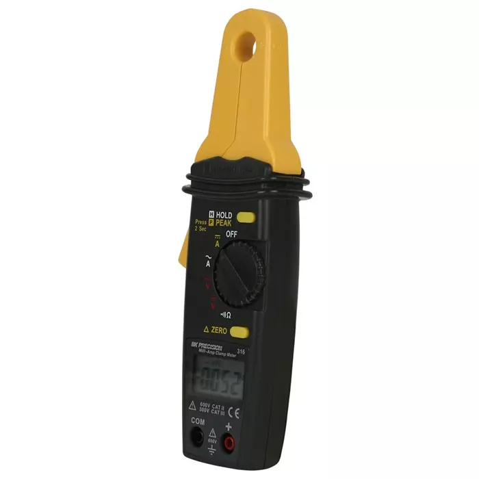 BK Precision Clamp Meter 100A dc Max Current 100A ac CAT II 600V, BK316