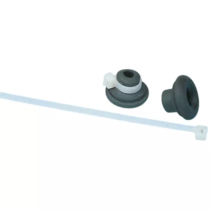 SES Sterling Cable Tie 12 mm Max. Bundle Diameter Black Polychloroprene, 2520520010
