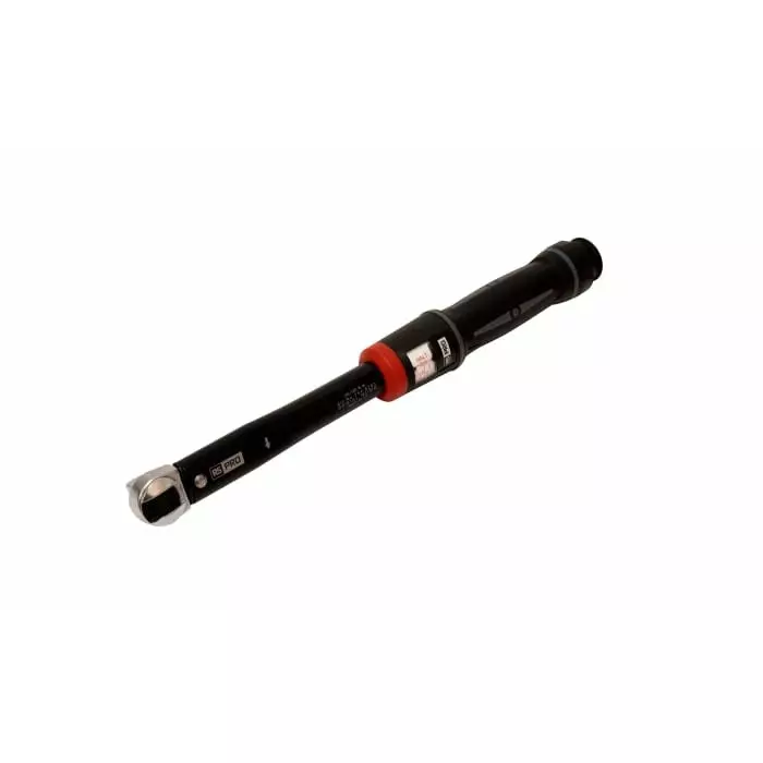 RS PRO Click Torque Wrench 20-100 Nm 1/2 inch Square Drive, Black